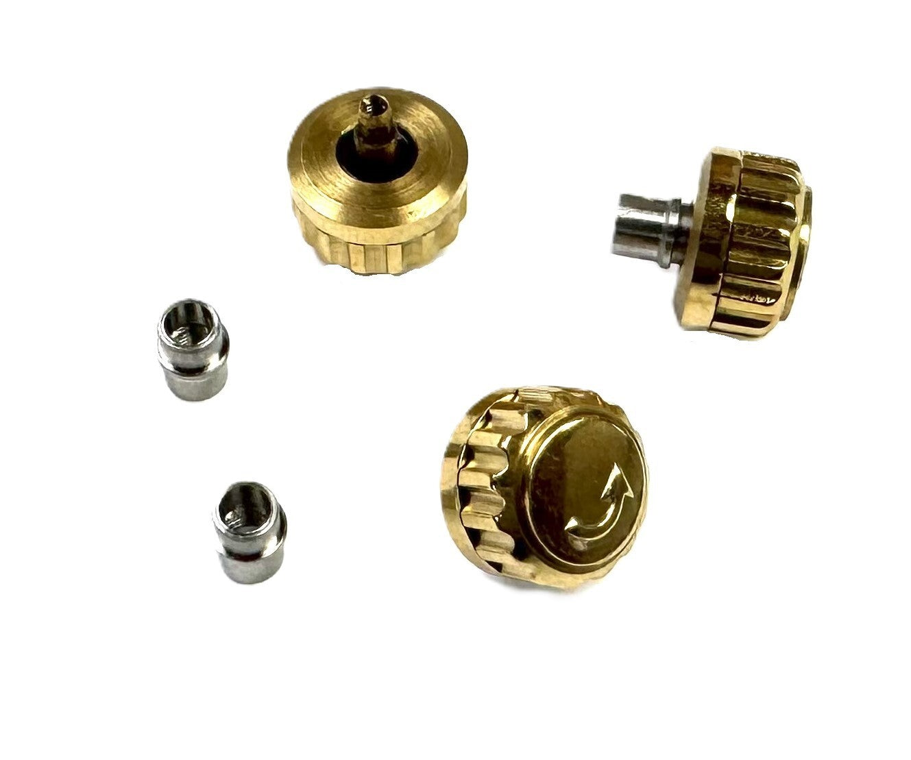 7.4mm Stainless Steel Replacement Crown with Tube for MOVADO 84C51897