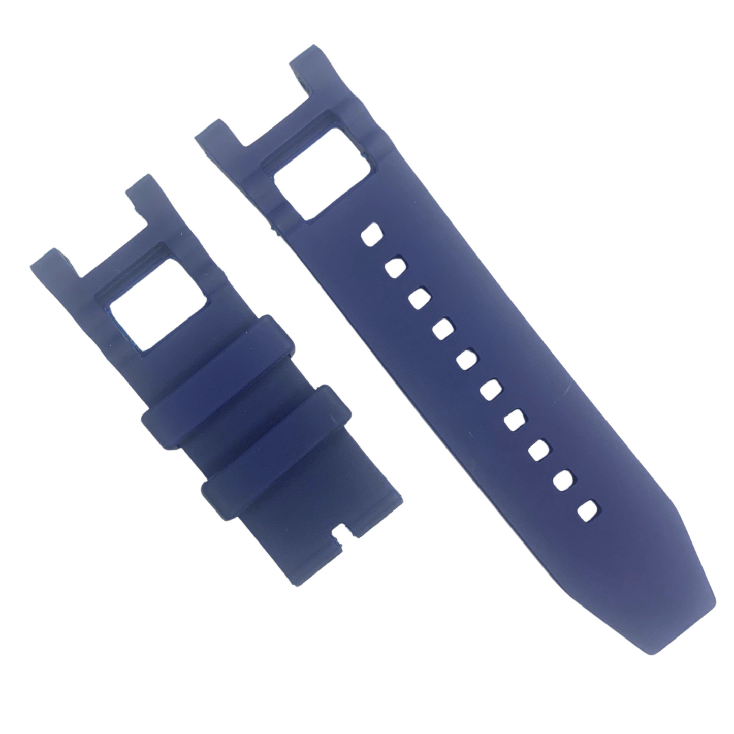 27MM - SILICONE RUBBER WATCH BAND STRAP - FOR INVICTA RUSSIAN WATCH - BLUE