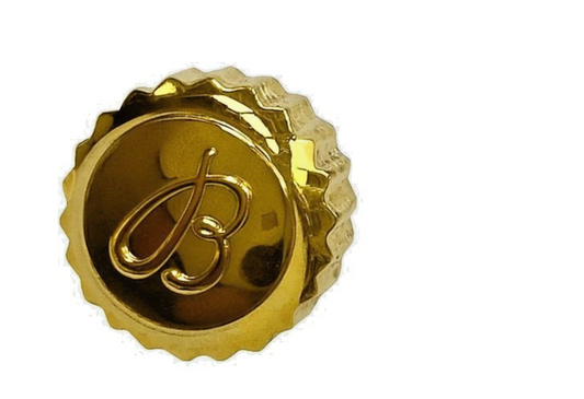 Breitling Crown for A17380 – Ø 6.50mm | 4.50mm Depth | Tap 0.90 | Gold & Silver