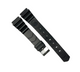 18 MM PVC Sports Watch Band Black Color Quick Release Regular Size Watch Strap