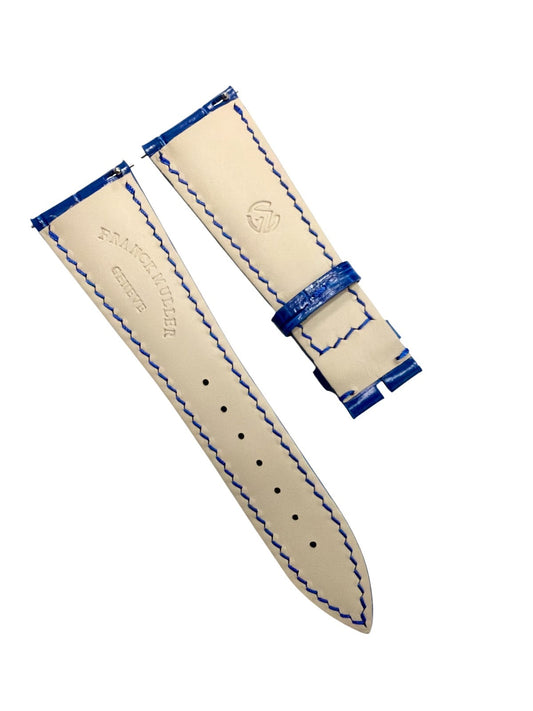 Genuine Franck Muller Watch Band 27mm x 22mm – Blue