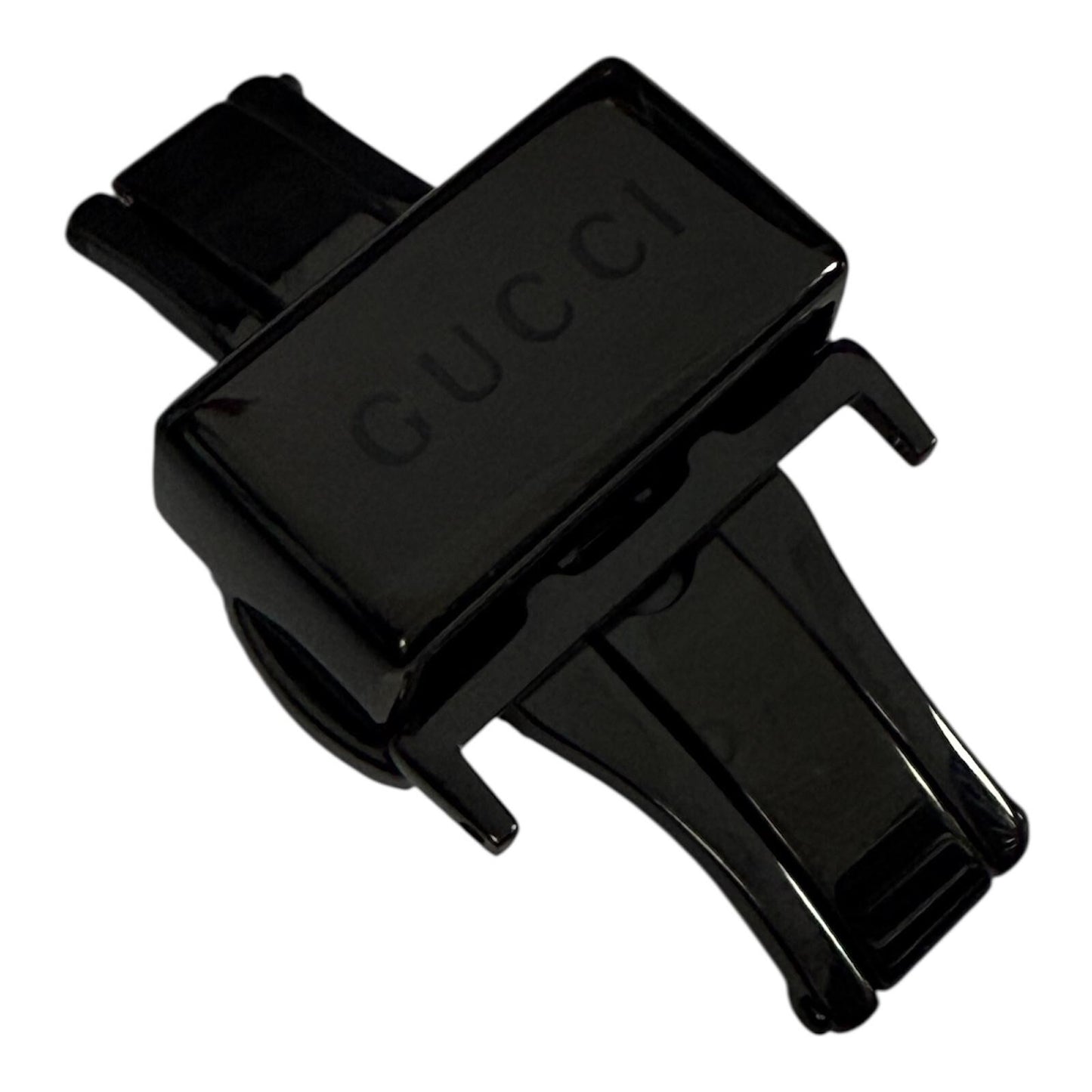 20MM i - GUCCI RUBBER STRAP DEPLOYMENT BUCKLE YA1142 BLACK BUCKLE PIN - Universal Jewelers & Watch Tools Inc.