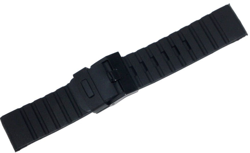 Watch Band Silicone Black 24mm (Heavy) Sports Watches