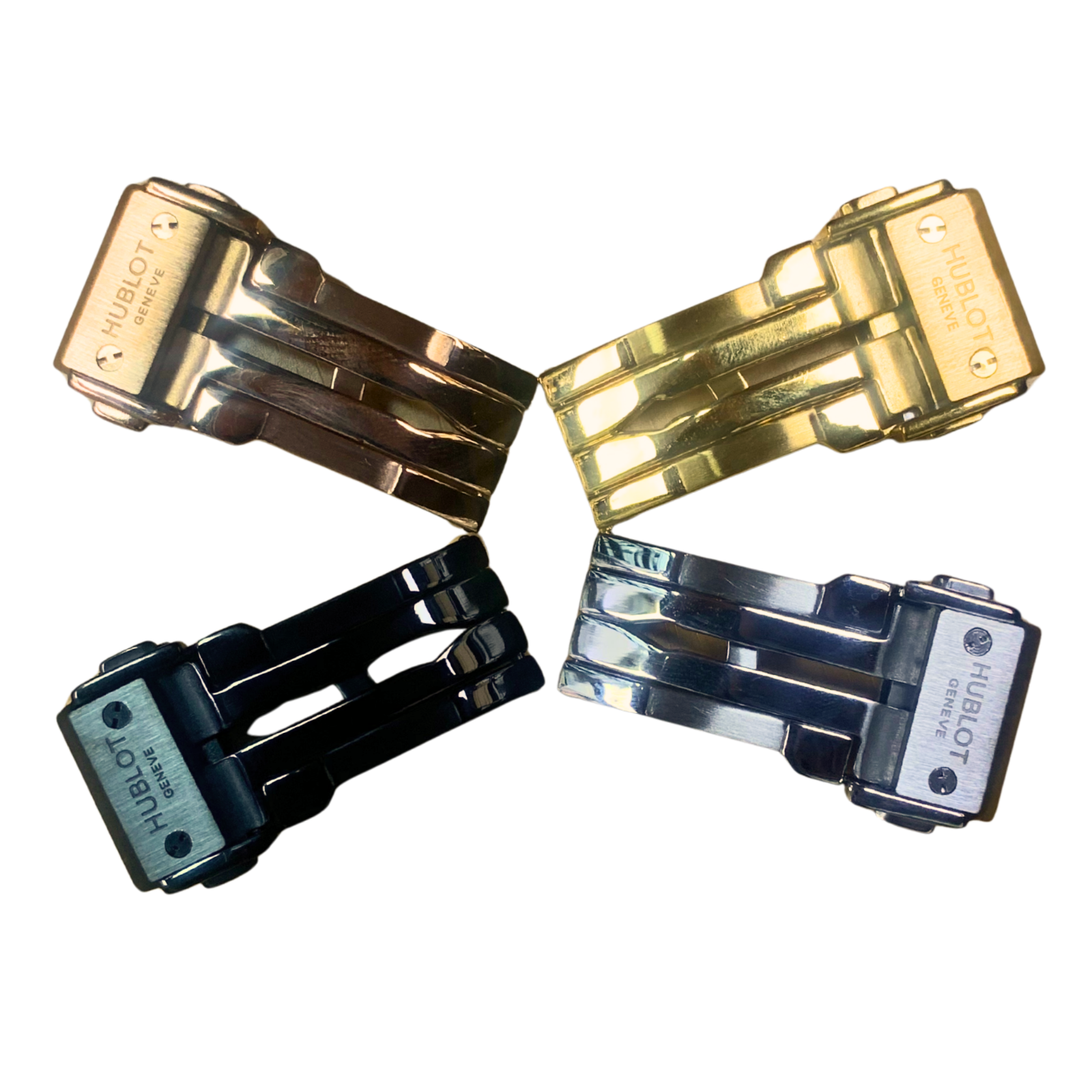 Genuine Authentic Hublot Geneve Clasp | 18mm Deployment Clasp – Choose the color