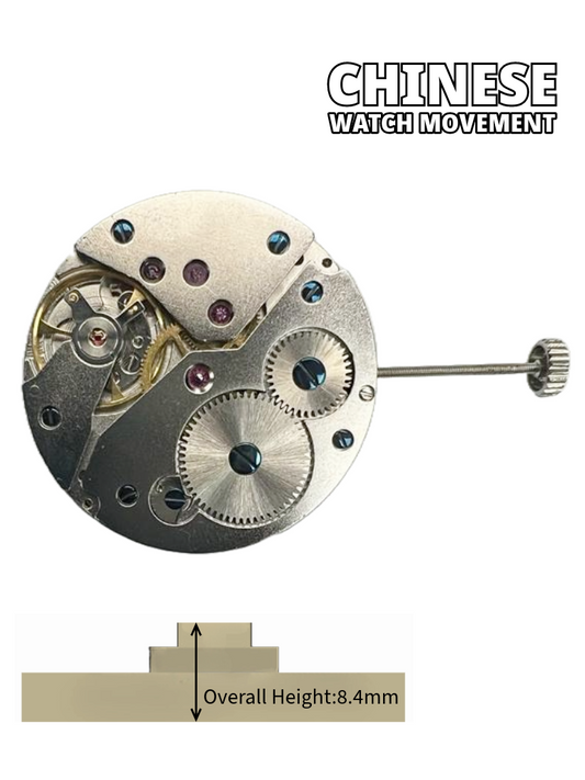 Chinese Mechanical Watch Movement 9120 2Hands