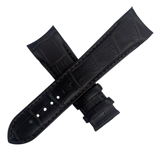 Tissot T610027774 Couturier Black Leather Watch Band Strap - 23mm - No Buckle