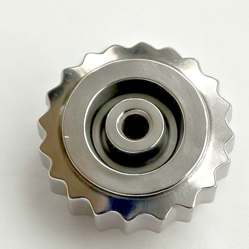 Breitling Flat Watch Crown – Silver | Ø 5.95mm | Tap 1.20 | Tube 2.50mm