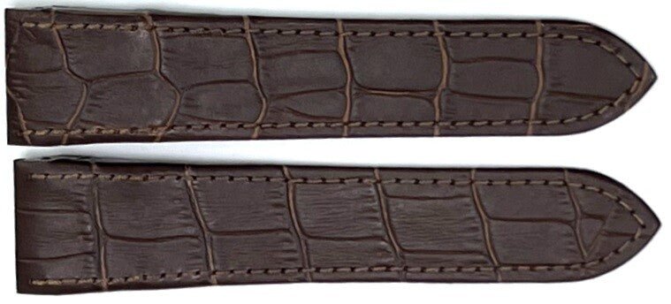WATCH LEATHER BAND STRAP FOR CARTIER SANTOS 100XL 23MM BROWN WATCH 38MM TOP QLTY - Universal Jewelers & Watch Tools Inc.