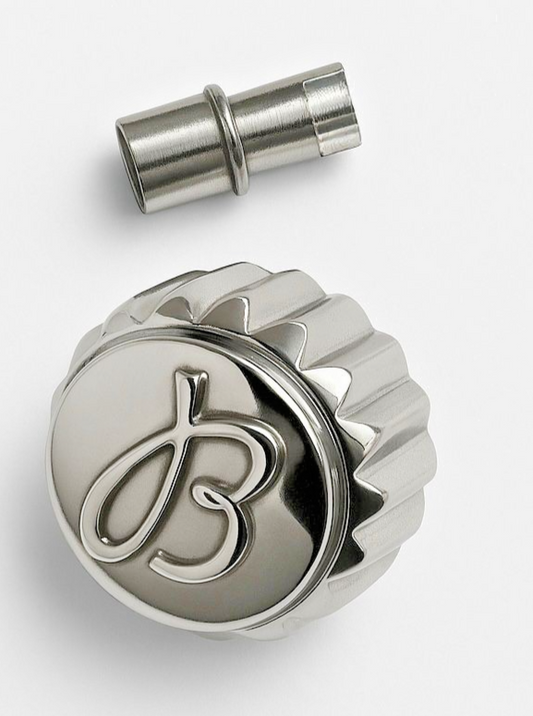 Breitling Watch Crown – Ø 7.20mm | 4.90mm Depth | Tap 0.90 | Silver Finish