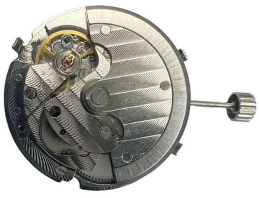 Chinese Watch Movement Automatic Mechanical TY2876 Date at 3:00, 4EYES, Sun&Moon