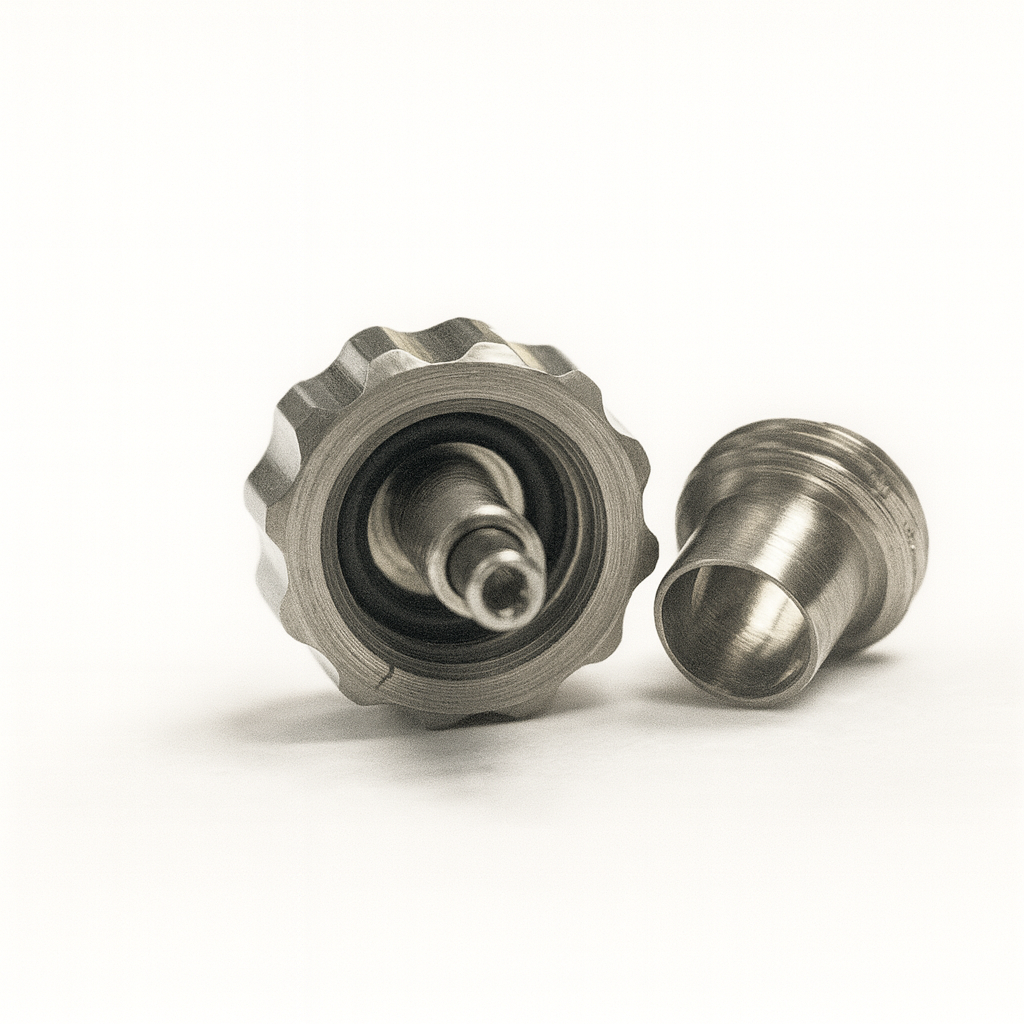 Silver Screw Crown | 5.8mm - Universal Fit | Luxury Watch Repair Part