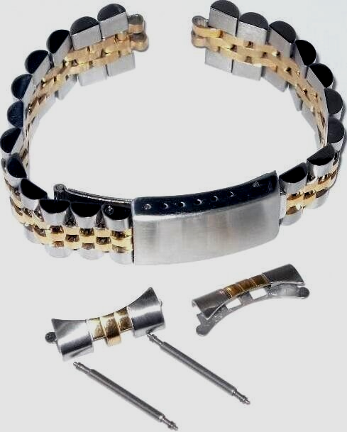 ROLEX JUBILEE WATCH BAND 2-TONE 13MM REPLACE FOR LADY 69160 69163 691733