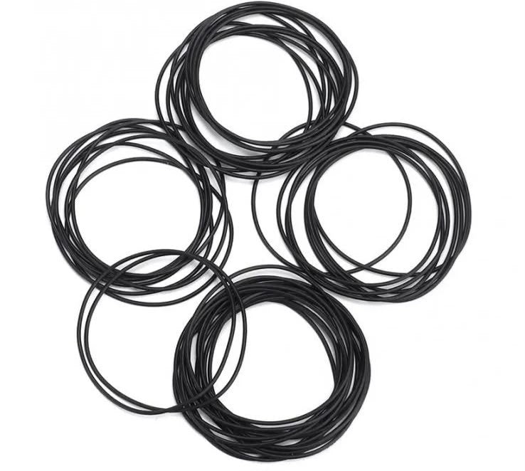 130 PC ASSORTMENT O-RING GASKET FOR SAPPHIRE CRYSTAL 8.5MM-41MM THICKNESS 0.5MM