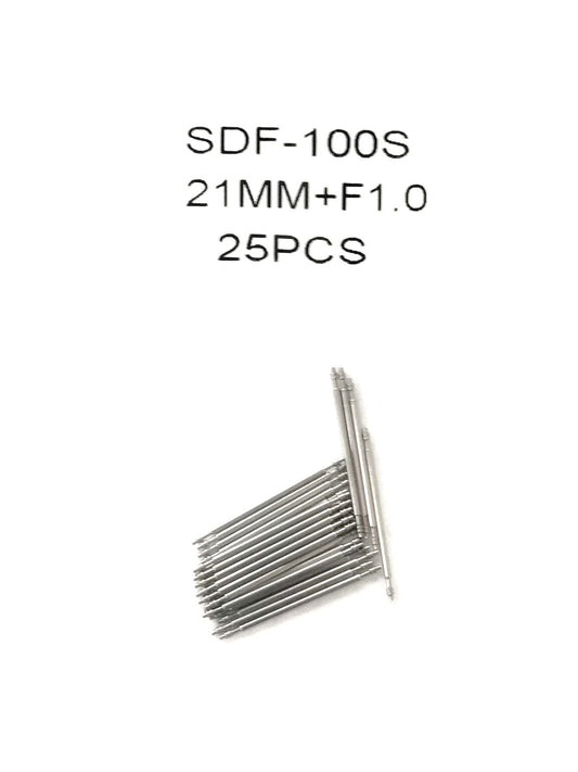 25pcs Stainless Steel Watch Band Spring Bars Strap Pin 21mm Thickness 1.0mm