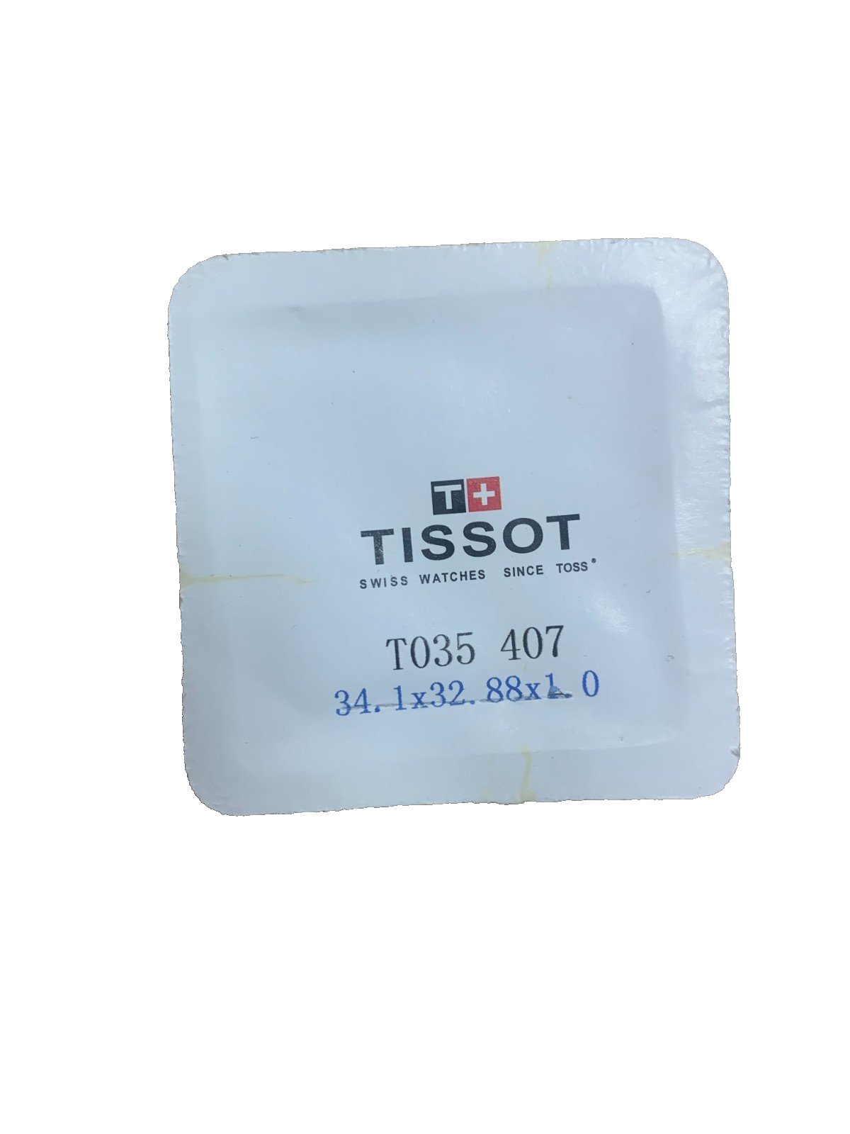 Genuine Tissot Red Case Back Gasket – Tissot Couturier T035.407 34.1 x 32.88 x 1