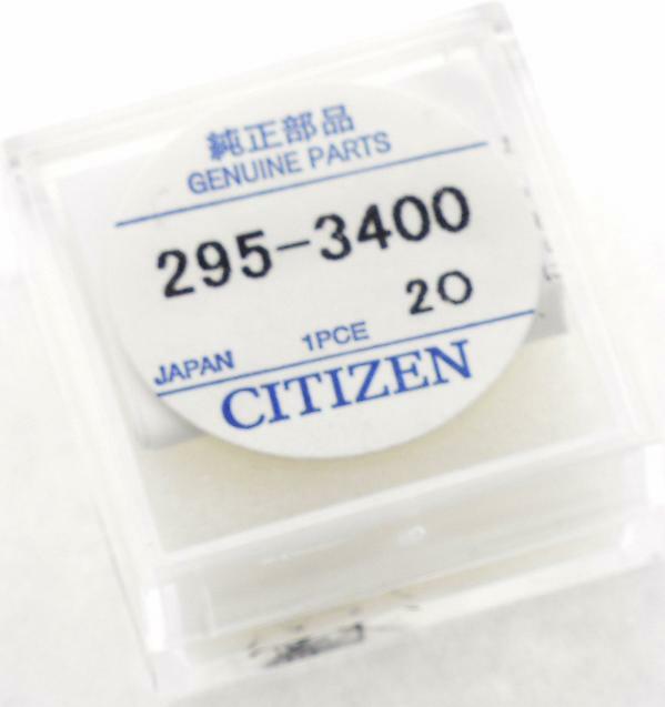 Citizen watch Capacitor 295 3400, fit Eco Drive MT920 Models 7820A 7877A