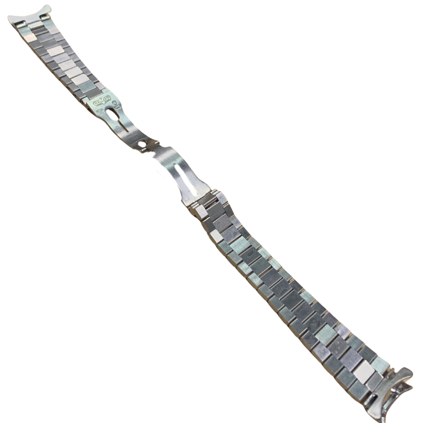 17mm Stainless Steel Watch Band w/ Fold‑Over Clasp | for Rolex President 904L