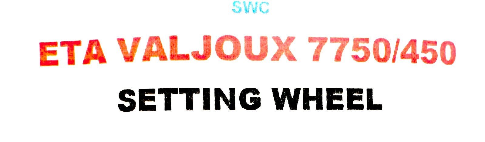Movement Parts Fit For ETA 7750 Watch Part Ref 450, SETTING WHEEL - Universal Jewelers & Watch Tools Inc.