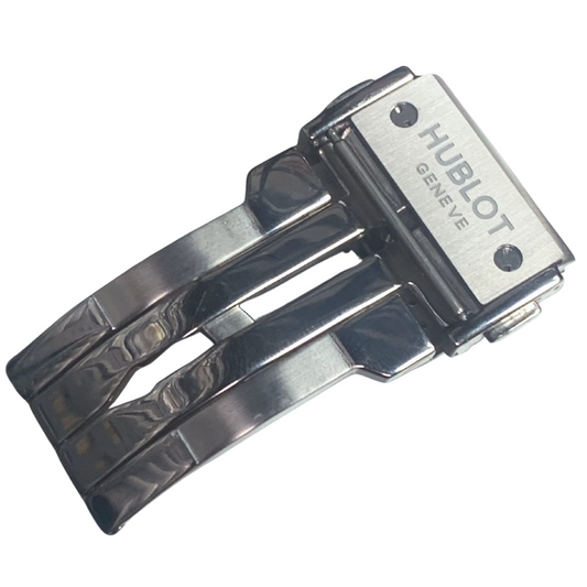Real Hublot Geneve 22mm Stainless Steel Clasp - Authentic Watch Part | Pre-Owned