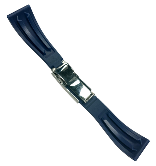 ROLEX Blue OYSTERFLEX Watch Band 22MM Fit SUBMARINER, Rolex Deepsea & others