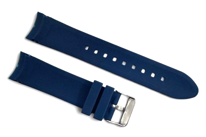 Silicone Watch Strap Quick Release 22mm Waterproof Soft Rubber Band
