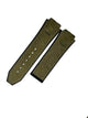 PLAIN MATTE SUEDE LEATHER RUBBER WATCH BAND FOR HUBLOT WATCHES OF SIZE 19X26MM - Universal Jewelers & Watch Tools Inc.