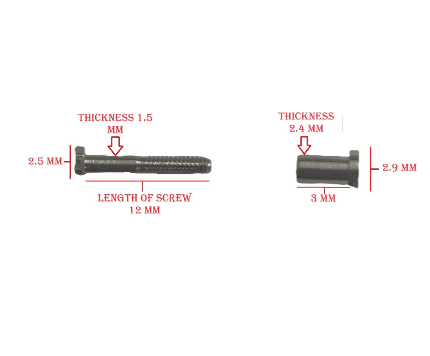 AP SCREW FOR AUDEMARS PIGUET ROYAL OAK OFFSHORE 42MM WATCH BEZEL CASE