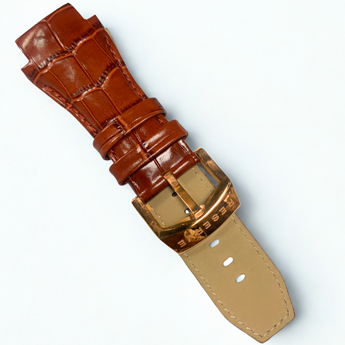 36mm Leather Watch Band | For Genuine Invicta Reserve Excursion 80680 - Brown
