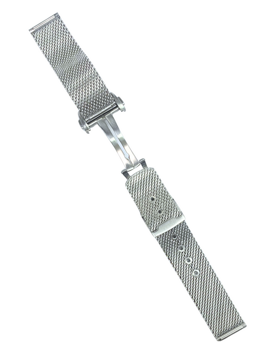 Omega Seamaster Style - 20mm Milanese Mesh - Stainless Steel Watch Band