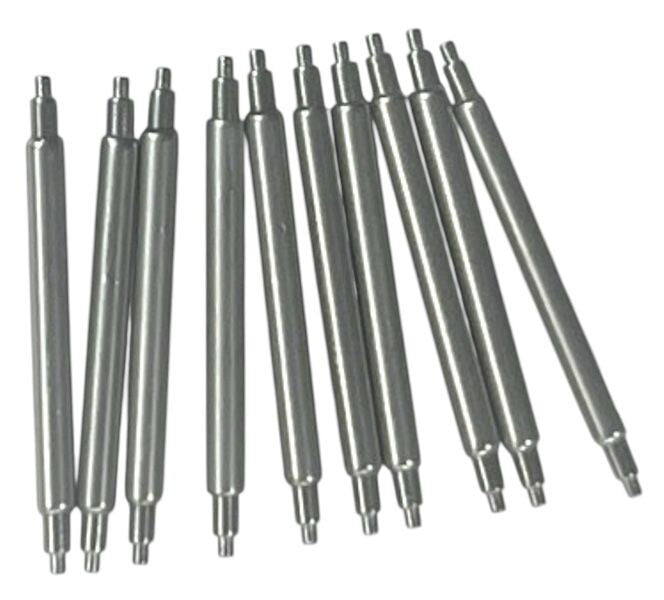 10 ROLEX Date just Old Spring Bars, Thick 1.8mm S. Steel 20mm Watch Parts