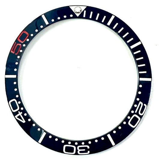 Bezel Inserter Ceramic for Rolex Dark Blue,White & Red Submariner 16610LN 16613V - Universal Jewelers & Watch Tools Inc.
