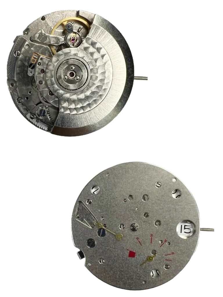 Chinese Automatic Mechanical Watch Movement TY2530 2Hand 2EYES Date at 3:00