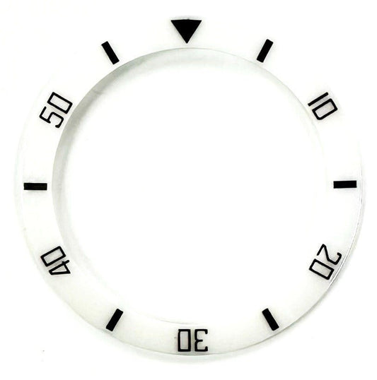 Bezel Inserter Ceramic for Rolex White and Black Submariner 16610LN 16613V - Universal Jewelers & Watch Tools Inc.