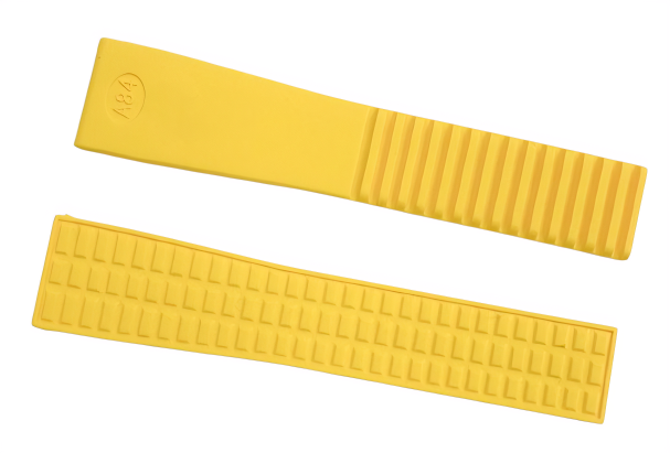 High Quality Rubber Watch Strap Yellow Color fit to PATEK P Aquanaut 19x16m