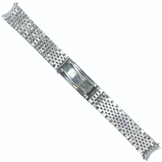 High-Quality OMEGA 1502 S.Steel Watch Band Bracelet-18,19,20mm-Curved End