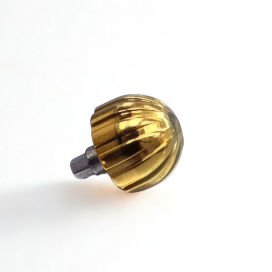 Breitling Crown B13356 | 6.4mm Dia | 8.2mm Length | Tap 10 - Gold & Silver