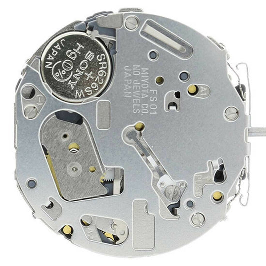 Miyota FS01 - 3 Hand Date at 4 Citizen Watch Movement Quartz
