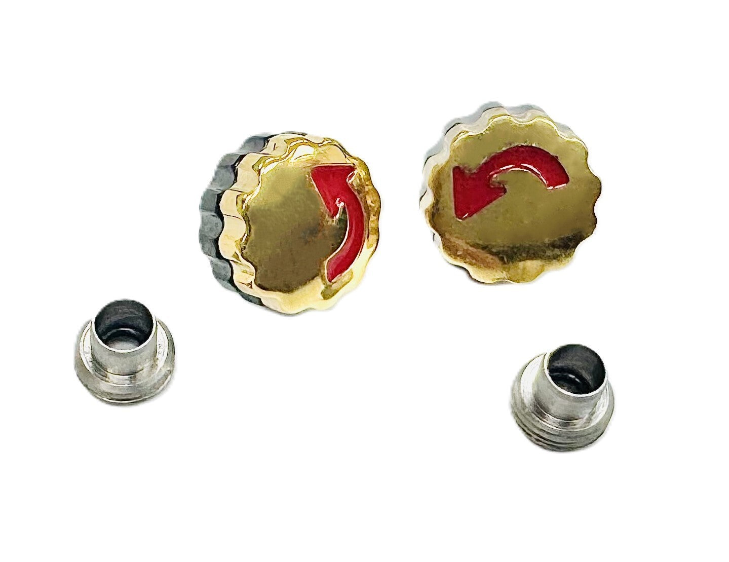 7.0mm Stainless Steel Replacement Crown with Tube for MOVADO 84C51896