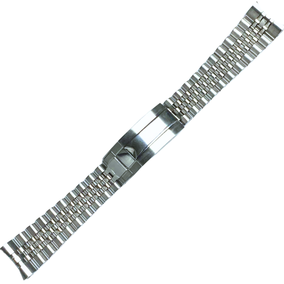 20mm Stainless Steel Watch Band w/ Fold‑Over Clasp | for Rolex Jubilee 904L
