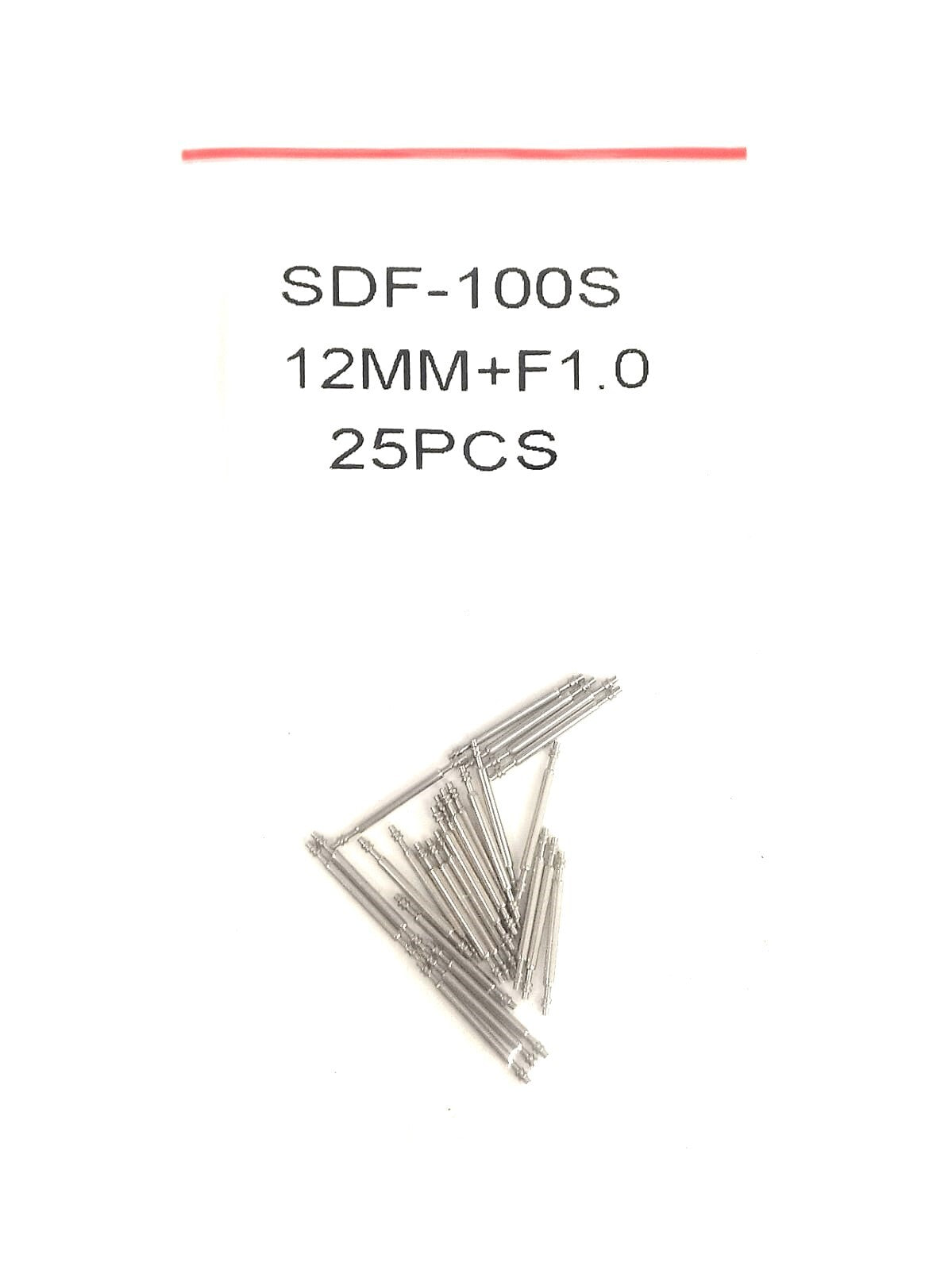 25pcs Stainless Steel Watch Band Spring Bars Strap Pin 12mm Thickness 1.0mm