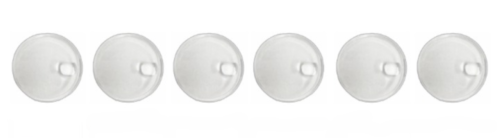 Lot of 6pcs Plastic(Acrylic) Watch Crystals ROLEX Cyclop 144 Fit 76100,79090