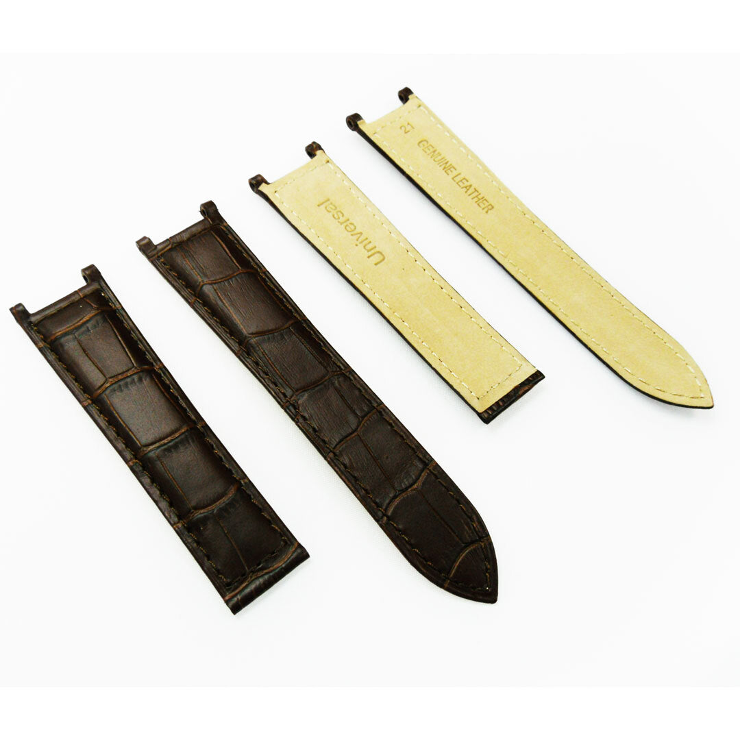 Genuine Leather Band, Alligator Grain (PADDED) fit to Cartier Watch 21x14.5x18