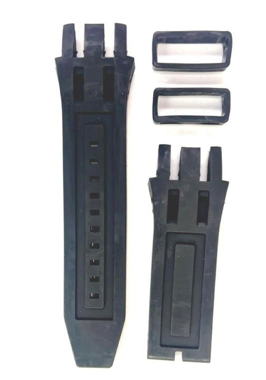 New Black Silicone Rubber Watch Strap For Invicta RESERVE SUBAQUA SCUBA Open - Universal Jewelers & Watch Tools Inc.