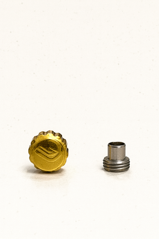High-Quality Gold Screw Crown - 5.3mm Crown | For Casio and Luxury Watch Brand