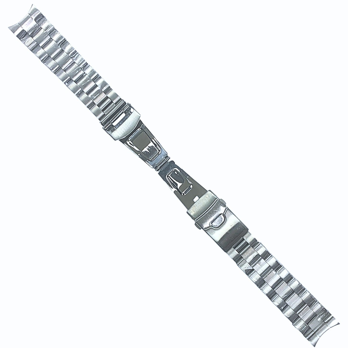 High Quailty Silver Metal Watch Band- 22mm For Men Compatible with SEIKO