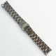 Silver Stainless Steel Watch Band - 20mm Bracelet w/ Curved End Links for Mido