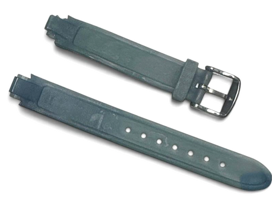 PVC PLASTIC RUBBER WATCH BAND BLUE COLOR DESIGN
