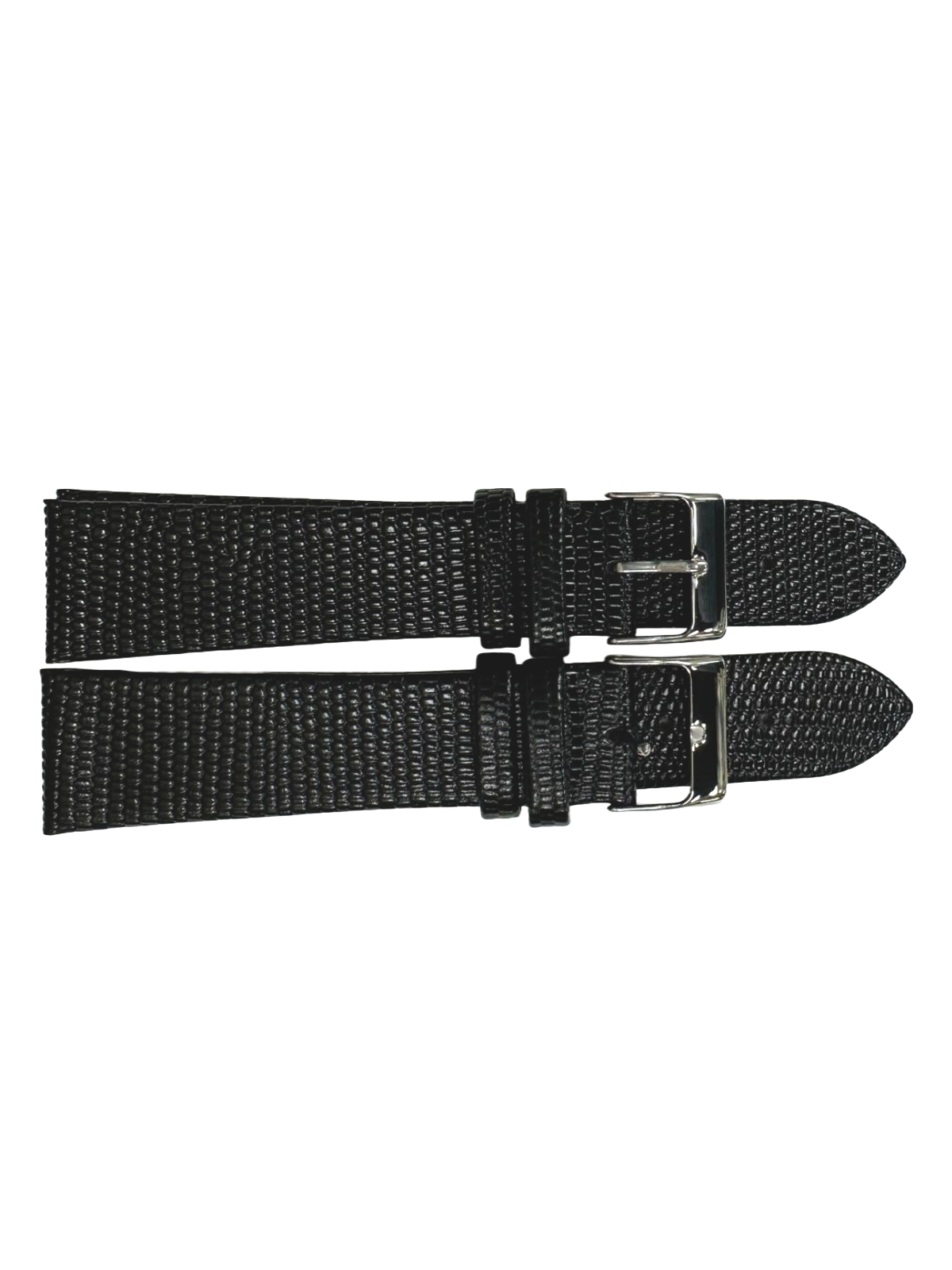 SET OF 2 Quality WATCH BAND GENUINE LEATHER LIZARD GRAIN SIZES 12MM-22MM