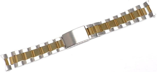 17MM OYSTER WATCH BAND FOR MIDSIZE 31MM ROLEX 78273,178241 2- TONE TOP QUALITY