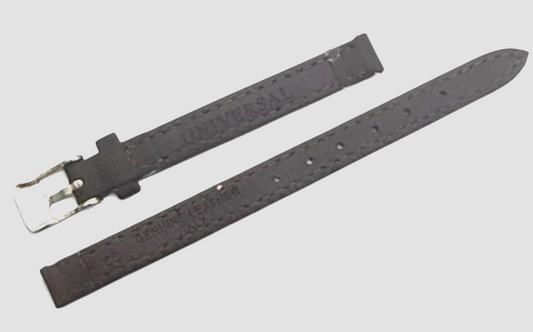 8MM D.BROWN UNIVERSAL Genuine Leather Watch Band Strap